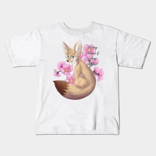 Nothing Changes if nothing Changes! Fennec fox Kids T-Shirt